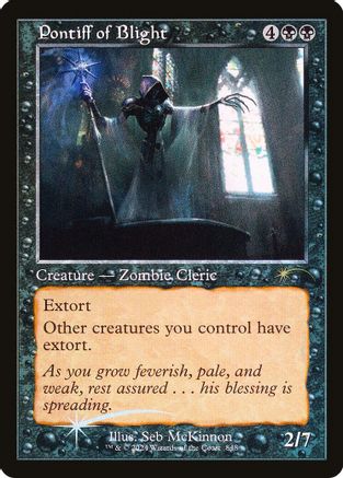 Pontiff of Blight (Retro Frame) Foil (848) - Secret Lair Drop Series | Silver Goblin