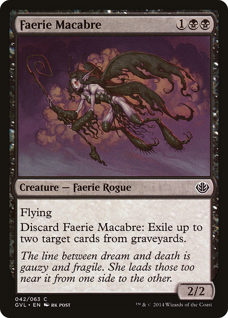 Faerie Macabre (Garruk vs. Liliana) [Duel Decks Anthology] | Silver Goblin