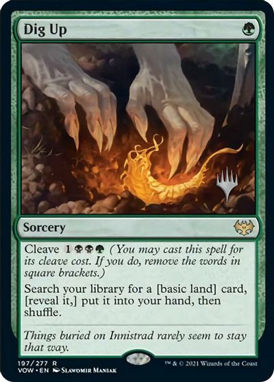 Dig Up (Promo Pack) [Innistrad: Crimson Vow Promos] | Silver Goblin