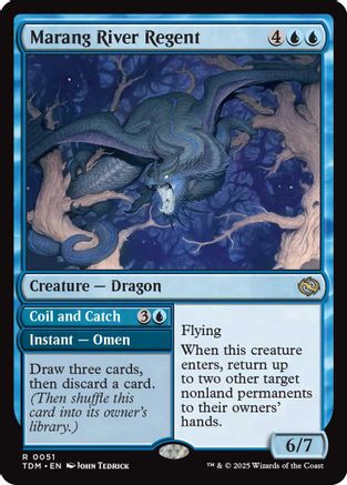 Marang River Regent // Coil and Catch (051) - Tarkir: Dragonstorm