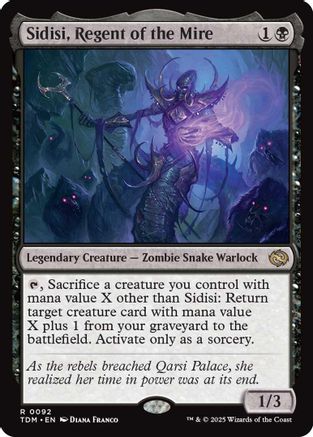 Sidisi, Regent of the Mire (092) Foil - Tarkir: Dragonstorm