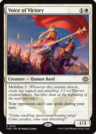 Voice of Victory (033) - Tarkir: Dragonstorm