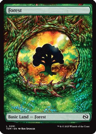 Forest (291) Foil - Tarkir: Dragonstorm