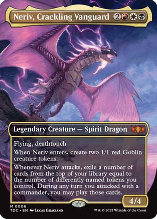 Neriv, Crackling Vanguard (Borderless) (006) - Commander: Tarkir: Dragonstorm