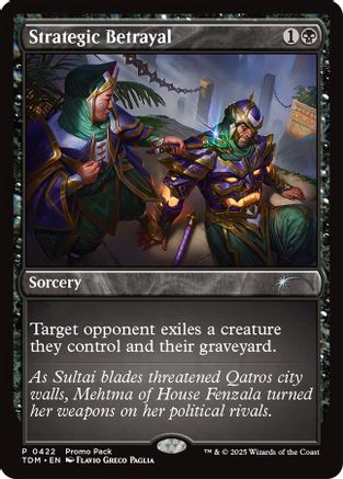 Strategic Betrayal (422) - Promo Pack: Tarkir: Dragonstorm