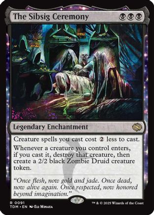 The Sibsig Ceremony (091) Foil - Tarkir: Dragonstorm
