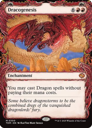 Dracogenesis (Showcase) (300) Foil - Tarkir: Dragonstorm