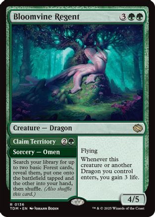 Bloomvine Regent (136) - Tarkir: Dragonstorm