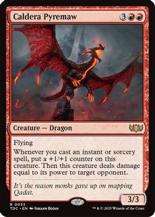 Caldera Pyremaw (033) - Commander: Tarkir: Dragonstorm