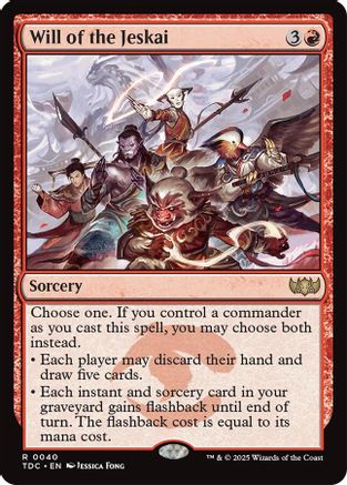 Will of the Jeskai (040) - Commander: Tarkir: Dragonstorm