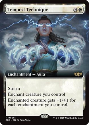 Tempest Technique (Extended Art) (056) - Commander: Tarkir: Dragonstorm