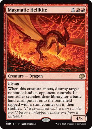Magmatic Hellkite (111) - Tarkir: Dragonstorm