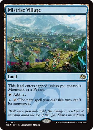 Mistrise Village (261) - Tarkir: Dragonstorm