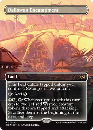 Dalkovan Encampment (Borderless) (394) Foil - Tarkir: Dragonstorm