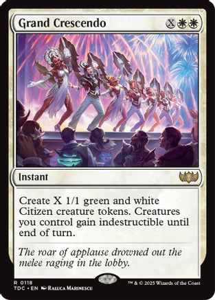 Grand Crescendo (118) - Commander: Tarkir: Dragonstorm