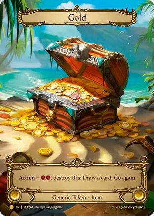 Gold (SEA244) Rainbow Foil - High Seas