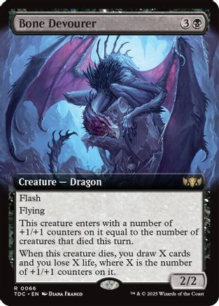 Bone Devourer (Extended Art) (066) - Commander: Tarkir: Dragonstorm
