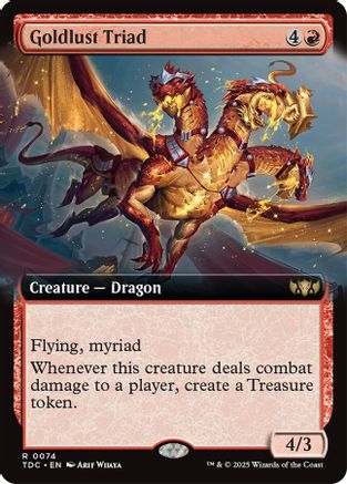 Goldlust Triad (Extended Art) (074) - Commander: Tarkir: Dragonstorm