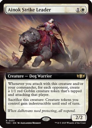Ainok Strike Leader (Extended Art) (051) - Commander: Tarkir: Dragonstorm