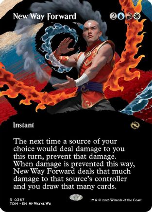 New Way Forward (Borderless) (367) Foil - Tarkir: Dragonstorm