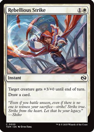 Rebellious Strike (020) - Tarkir: Dragonstorm