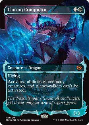 Clarion Conqueror (Showcase) (400) Foil - Tarkir: Dragonstorm