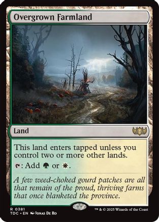 Overgrown Farmland (381) - Commander: Tarkir: Dragonstorm