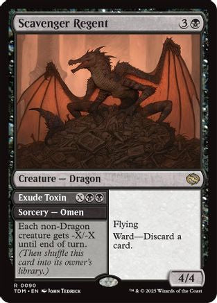 Scavenger Regent // Exude Toxin (090) - Tarkir: Dragonstorm