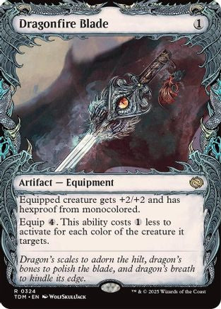 Dragonfire Blade (Showcase) (324) - Tarkir: Dragonstorm
