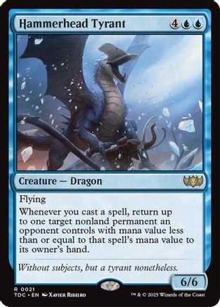 Hammerhead Tyrant (021) - Commander: Tarkir: Dragonstorm
