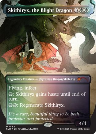 Skithiryx, the Blight Dragon (Rainbow Foil) (1562) Foil - Secret Lair Drop Series