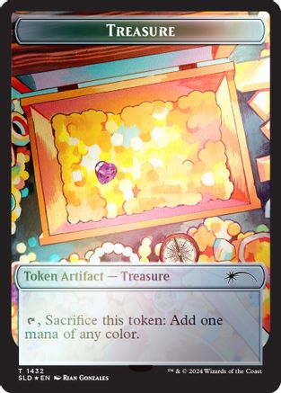 Treasure Token (1432) (Rainbow Foil) (1432) Foil - Secret Lair Drop Series