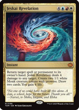 Jeskai Revelation (196) Foil - Tarkir: Dragonstorm