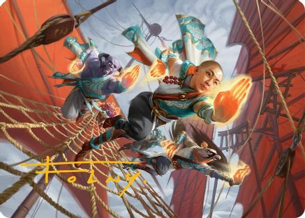 Aligned Heart Art Card (52/54) (Gold-Stamped Signature) (052) - Art Series: Tarkir: Dragonstorm