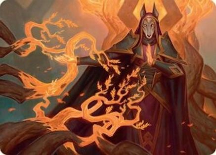 Abzan Devotee Art Card (10/54) (010) - Art Series: Tarkir: Dragonstorm