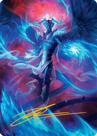 Ugin, Eye of the Storms Art Card (48/54) (Gold-Stamped Signature) (048) - Art Series: Tarkir: Dragonstorm