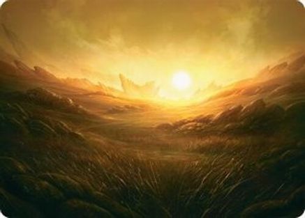 Plains Art Card (31/54) (031) - Art Series: Tarkir: Dragonstorm