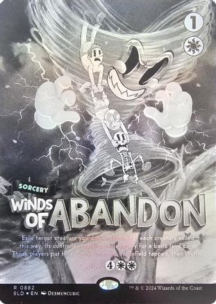 Winds of Abandon (Black & White Foil) (882) Foil