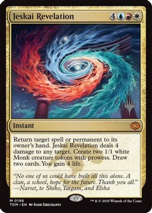 Jeskai Revelation (196) - Promo Pack: Tarkir: Dragonstorm