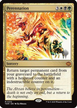 Perennation (212) Foil - Promo Pack: Tarkir: Dragonstorm