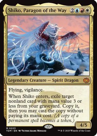 Shiko, Paragon of the Way (223) - Promo Pack: Tarkir: Dragonstorm
