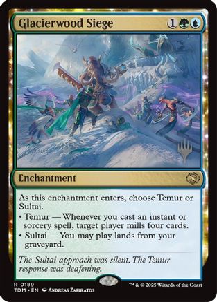 Glacierwood Siege (189) - Promo Pack: Tarkir: Dragonstorm