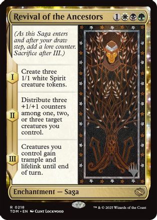 Revival of the Ancestors (218) - Promo Pack: Tarkir: Dragonstorm