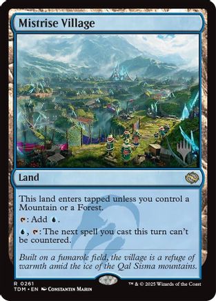 Mistrise Village (261) - Promo Pack: Tarkir: Dragonstorm