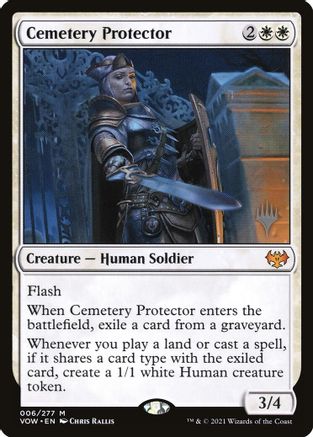 Cemetery Protector (006) Foil - Promo Pack: Aetherdrift