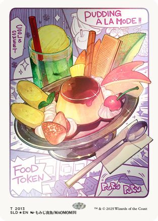 Food Token (2013) (Rainbow Foil) (2013) Foil - Secret Lair Drop Series