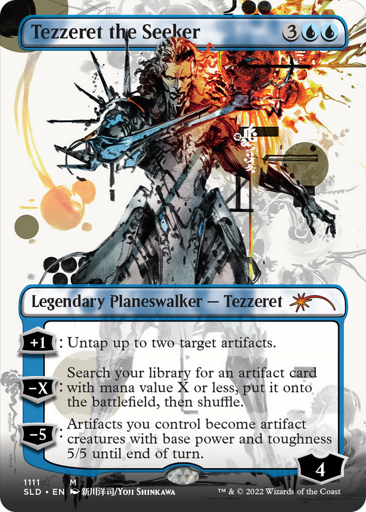 Tezzeret the Seeker (Japanese Borderless) [Secret Lair Drop Series]