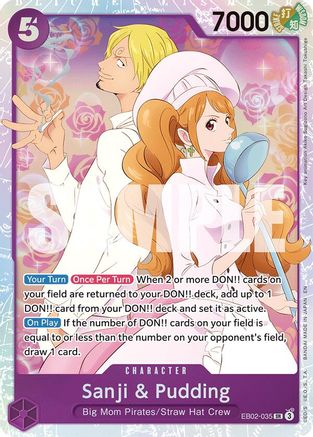 Sanji & Pudding (EB02-035) Foil