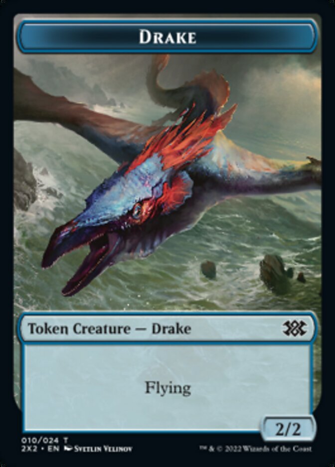 Drake // Eldrazi Scion Double-Sided Token [Double Masters 2022 Tokens] | Silver Goblin