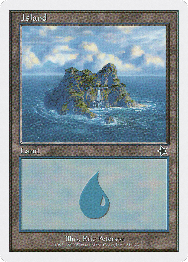 Island (161) [Starter 1999] | Silver Goblin